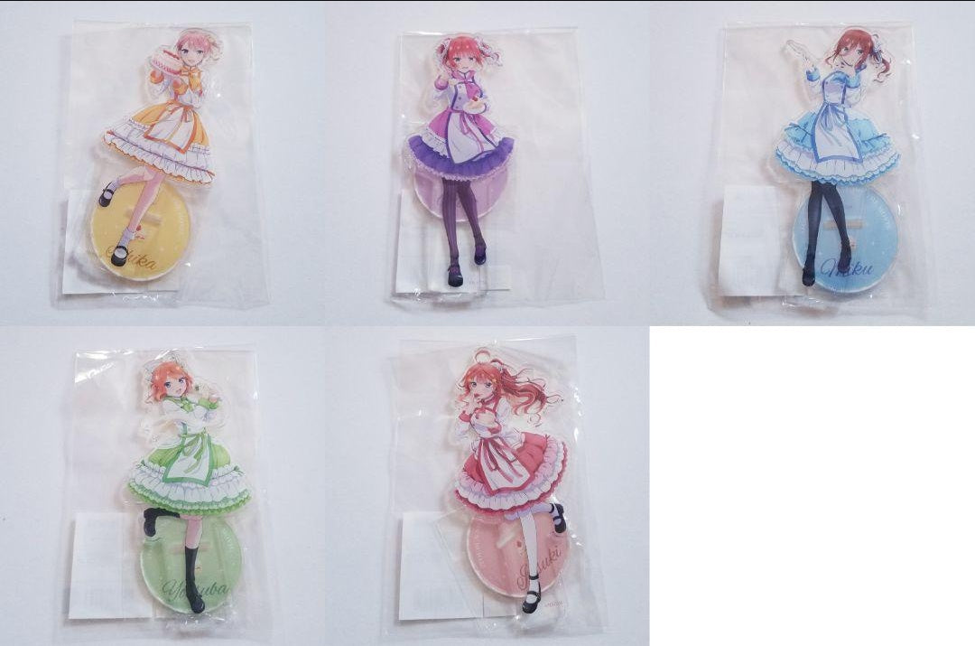 The Quintessential Quintuplets Patissiere NAKANO Acrylic Stand All Types Set