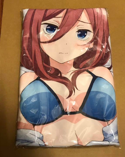 The Quintessential Quintuplets Miku Nakano Body Pillow Cover Swimsuit Comiket Limited