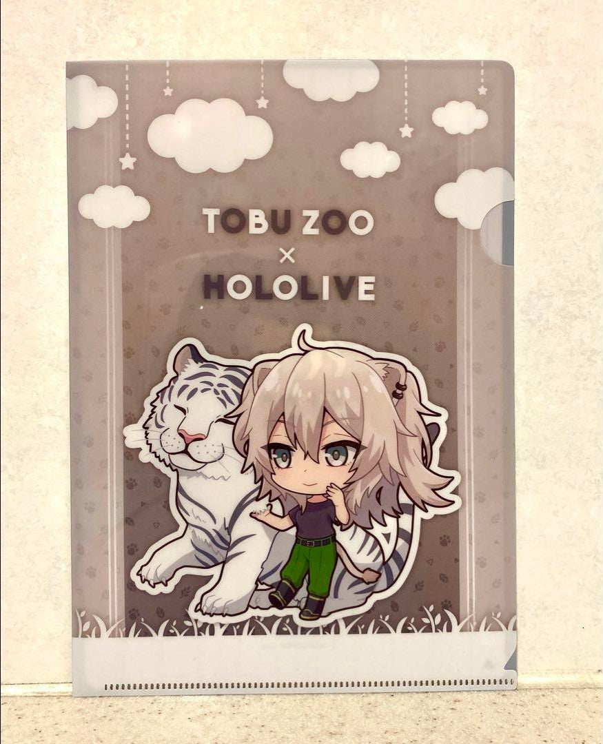 hololive Tobu Zoological Park Shira Botan Clear File