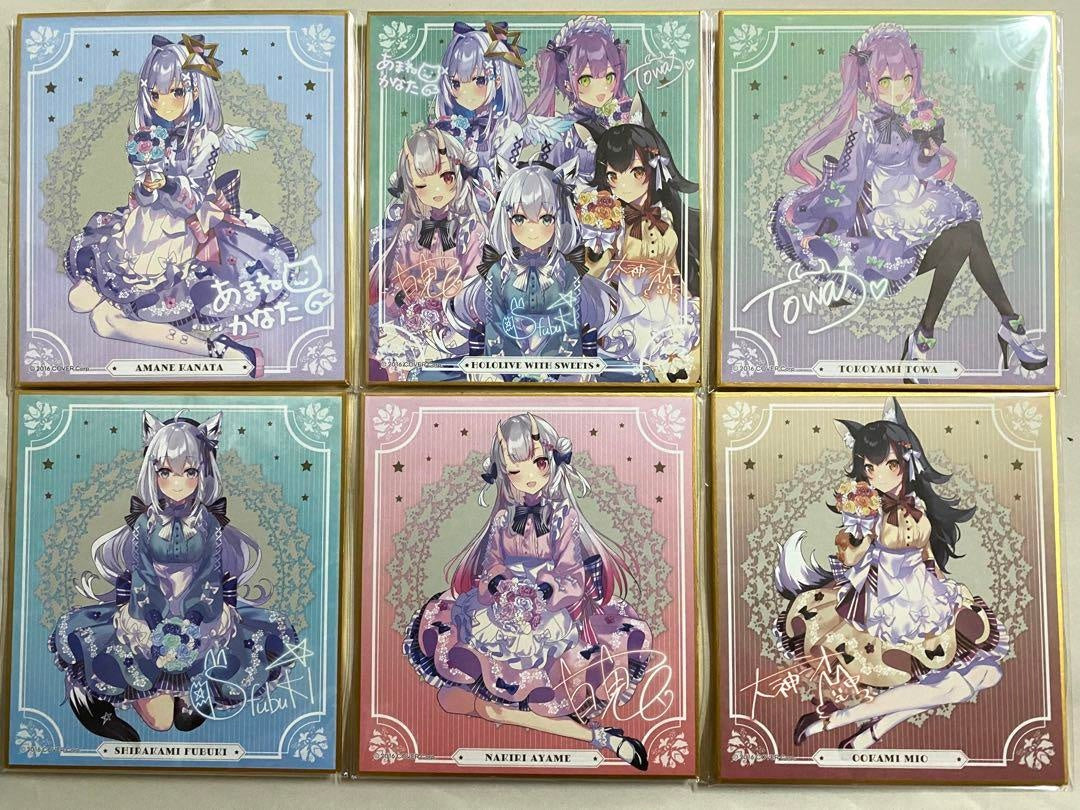 hololive colored paper 6 types set