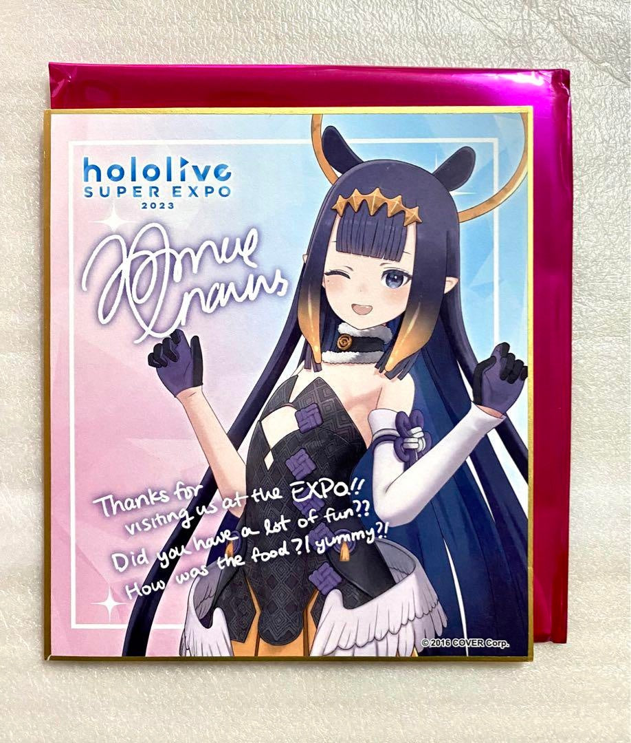 hololive EXPO Message Shikishi Ninomae Ina nis