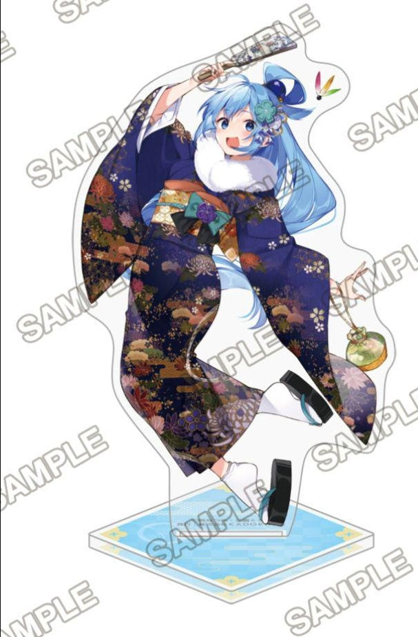 KonoSuba: God's Blessing on This Wonderful World Hatsumode Acrylic Stand Aqua