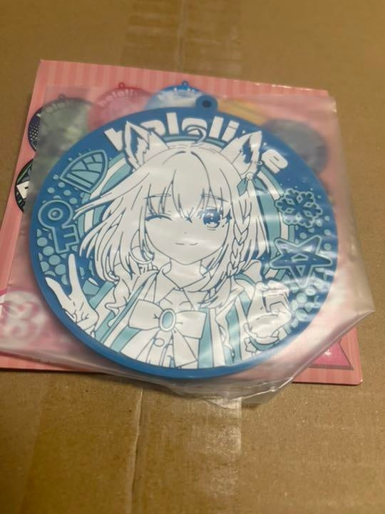 hololive Lawson collaboration lottery Shirakami Fubuki rubber coaster