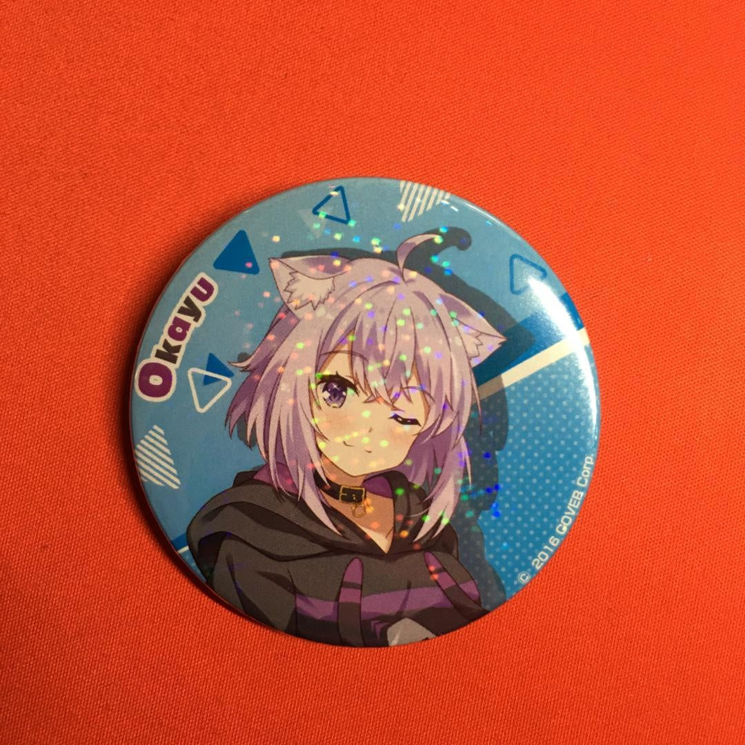 hololive Okayu Can Badge Festival Limited