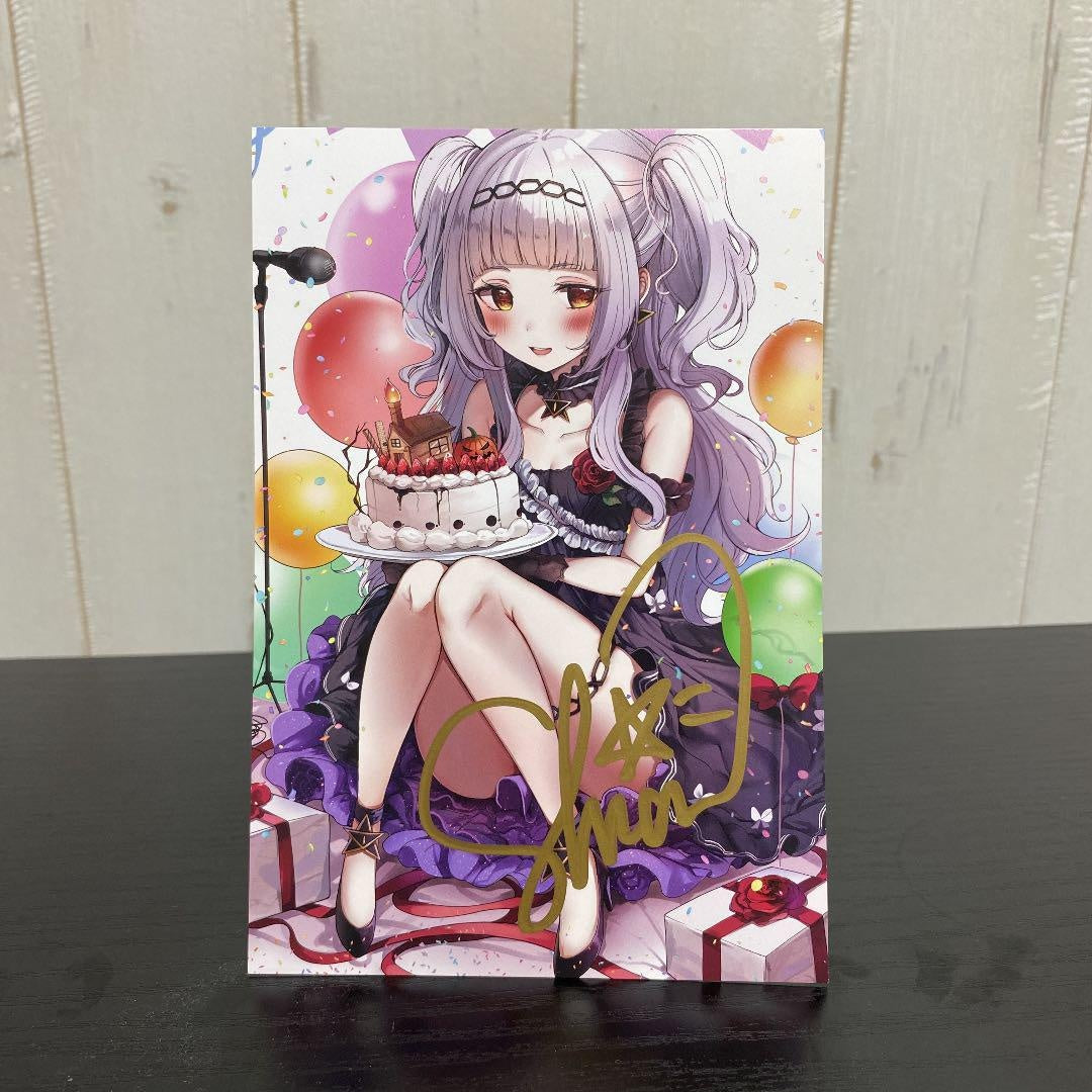 Shion Murasaki Birthday Commemorative Authentic Autographed Postcard