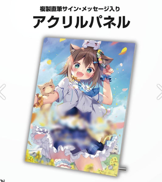 Nijisanji Fumino Tamaki Birthday Goods Acrylic Panel Stand