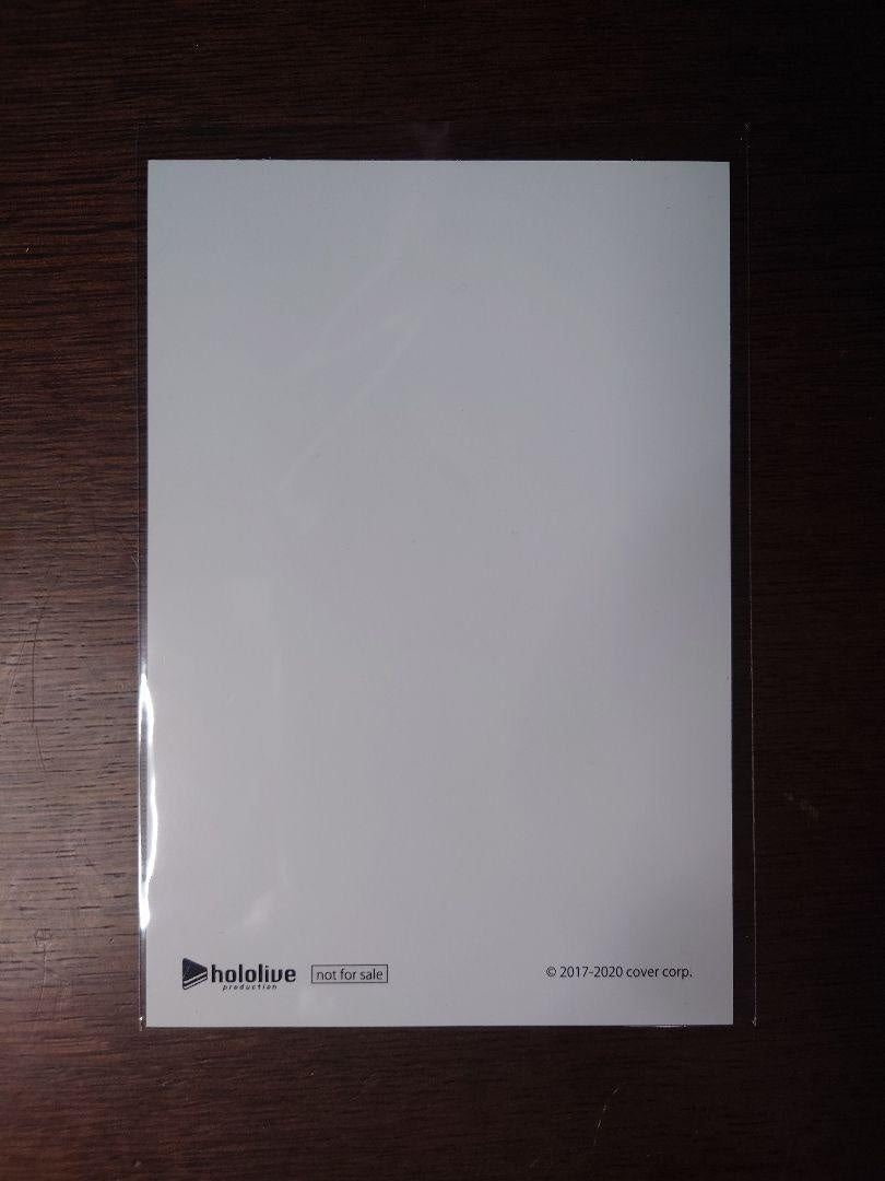 Shirogane Noel Authentic Autographed Postcard 200,000 People Commemorative hololive