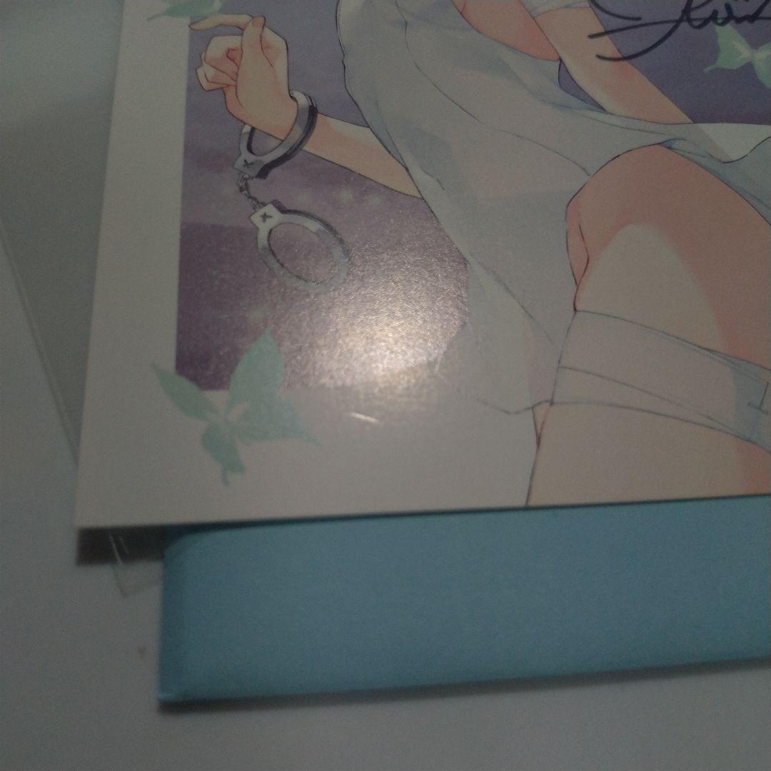 Uruha Rushia Activity 1st Anniversary Voice Score Authentic Autographed Postcard hololive