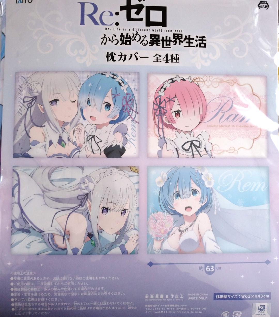 Re: Life in a Different World from Zero Pillow Cover