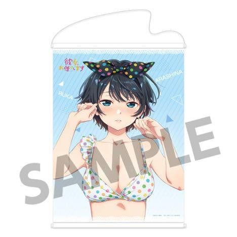 Rent-A-Girlfriend 3D Mouse Pad with B2 Tapestry Limited Edition Ruka Sarashina Swimsuit