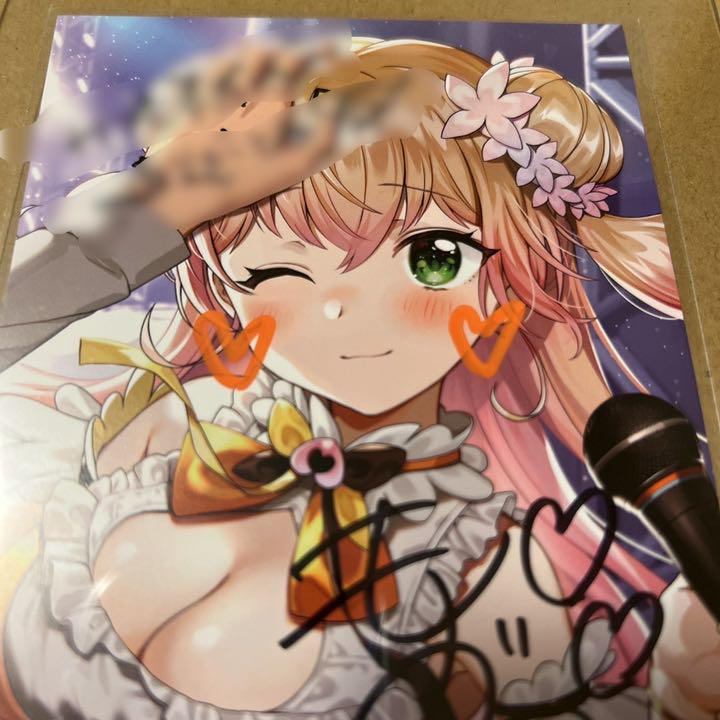 hololive Momosuzu Nene Birthday Memorial 2021 Bonus Handwritten Postcard