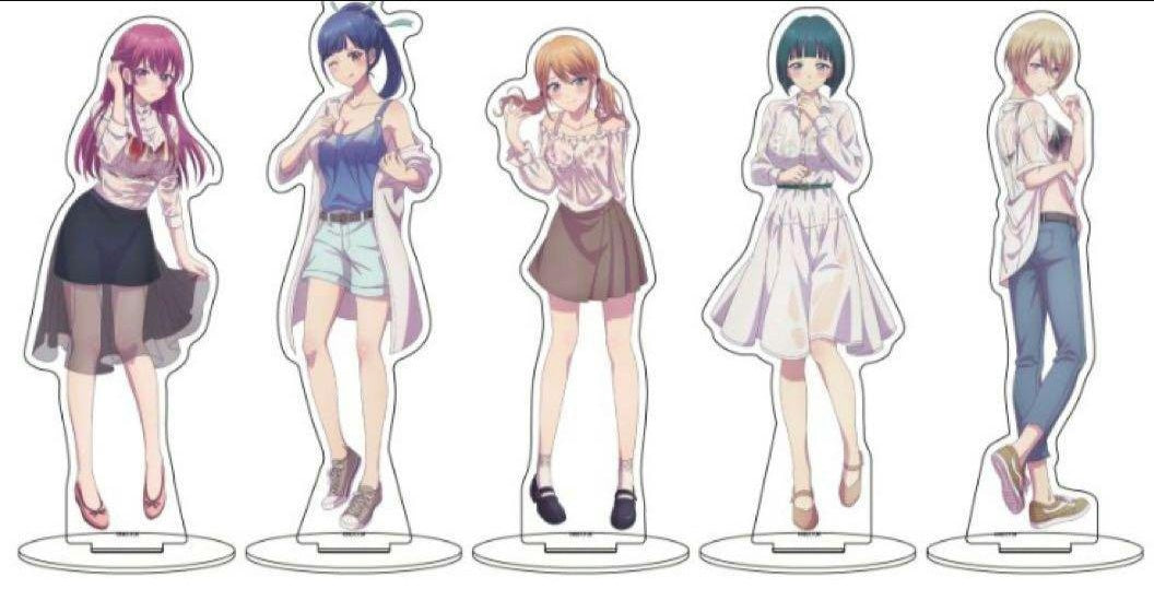 Goddess Cafe Terrace Sudden Rain Acrylic Stand All Types Set