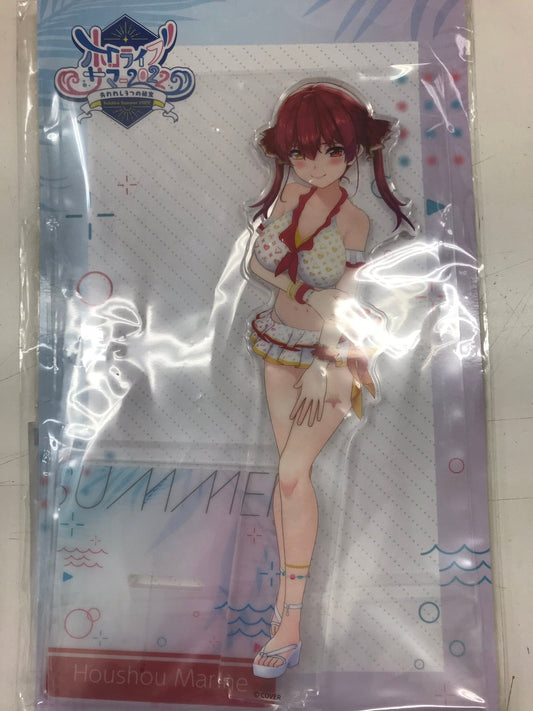 hololive hololive hololive Summer 2022 3D acrylic stand Shiny Wave ver. Houshou Marine