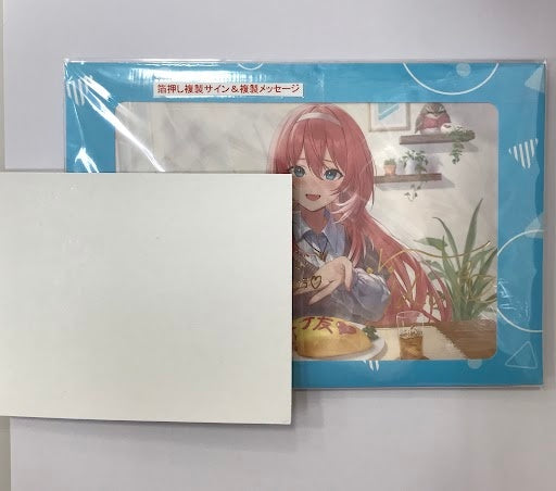 hololive hololive birthday commemoration 2023 foil stamped copy signature postcard with message Takane Lui
