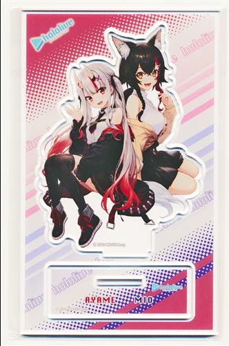 Cover hololive x MOLLY.ONLINE collaboration acrylic stand Ookami Mio Nakiri Ayame