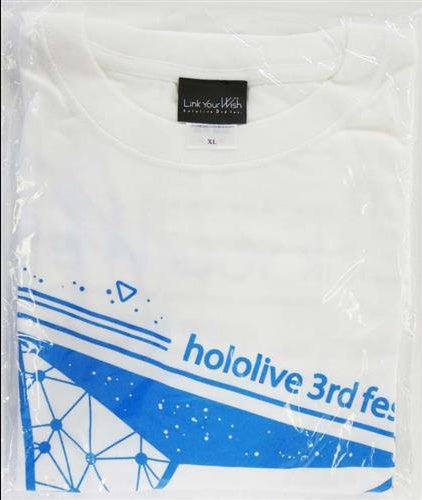hololive hololive hololive 3rd fes. Link Your Wish T-shirt White XL size hololive SUPER EXPO 2022