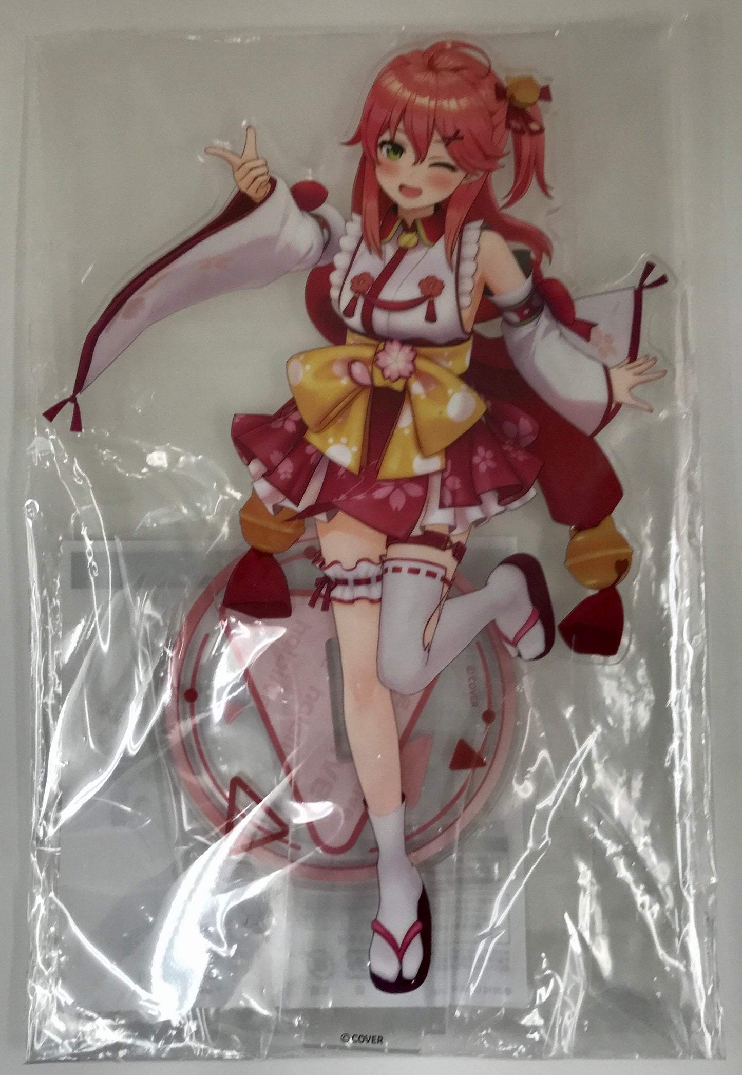 hololive hololive 3D acrylic stand 0th generation Sakura Miko 2019 unveiling shrine maiden costume ver