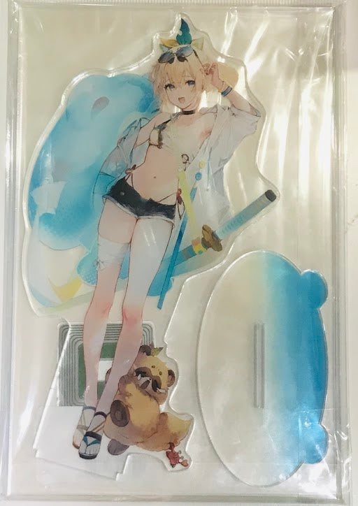 Kinniku Poyopoyo hololive Big Acrylic Stand Kazama Iroha Comic Market 100/Comiket 100