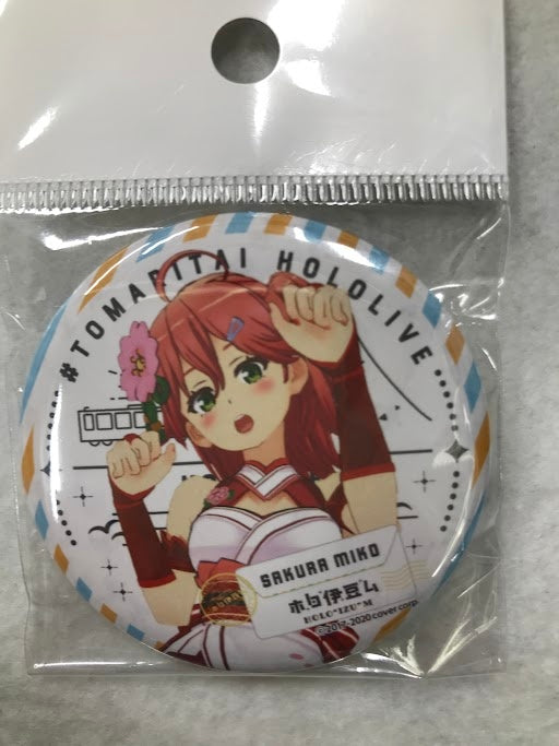 Cover hololive x Izu Hakone Railway Holo Izumu Can Badge Sakura Miko