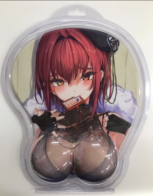 Seaside hololive Marine President's Summer Bonus Breast Mouse Pad Houshou Marine Akasai Seaside Comic Market 102/Comiket 102