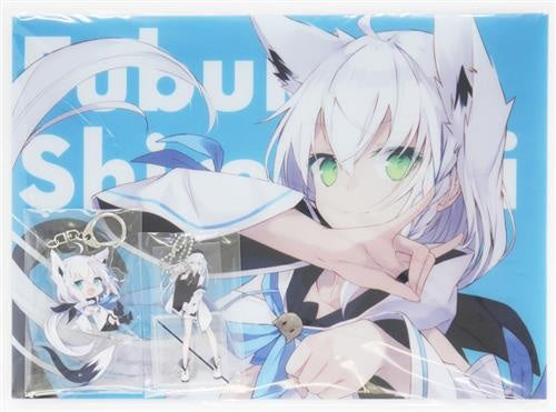 white parabellum hololive clear flat case acrylic stand keychain acrylic keychain Shirakami Fubuki Nagi Hiromito white parabellum Comic Market 97/Comiket 97