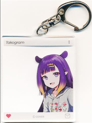 hololive hololive Birthday Anniversary 2021 Ninomae Ina nis original illustration Inato tachogram acrylic key chain Ninomae Ina nis
