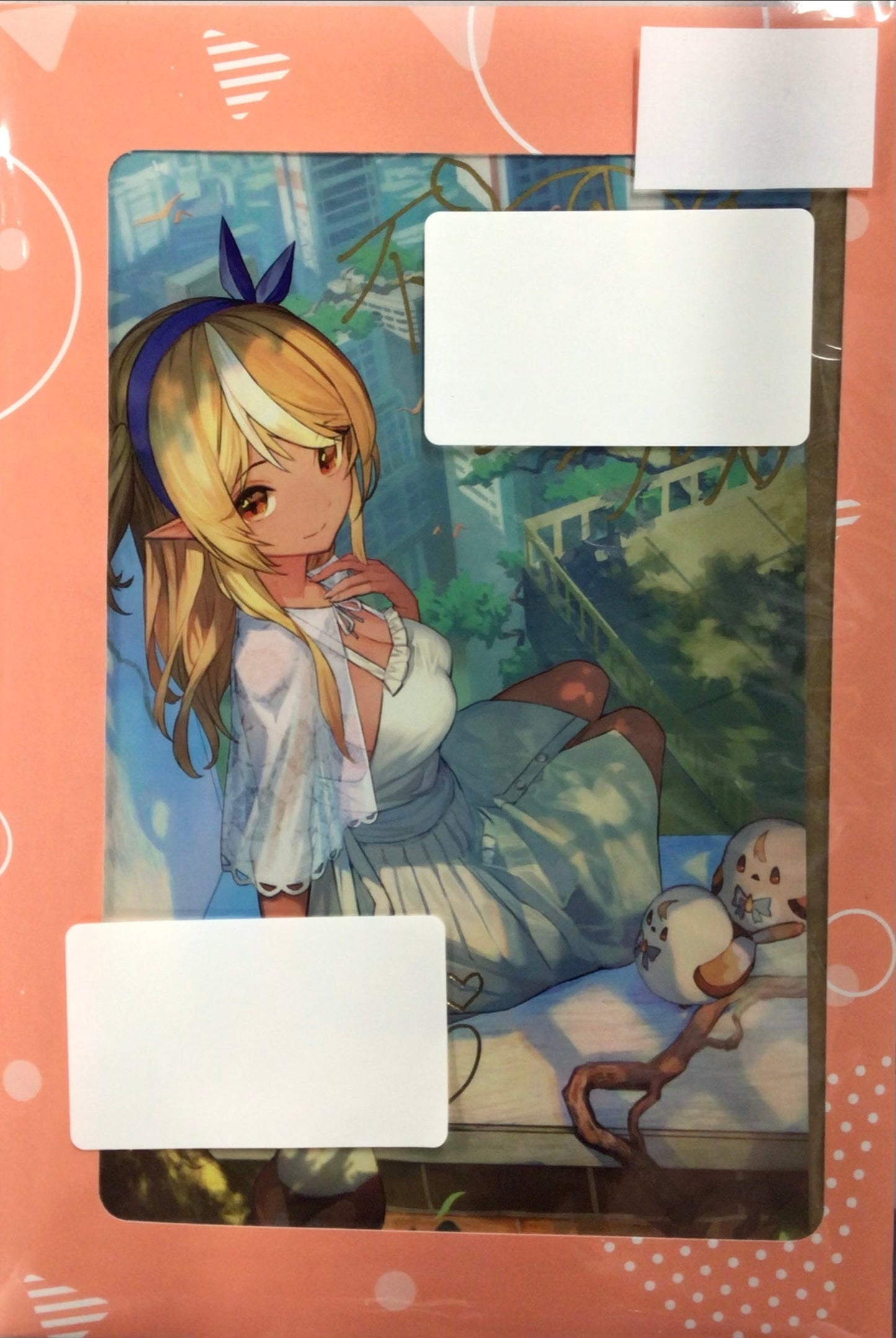 hololive hololive 3rd Anniversary Commemoration Handwritten Signatureed Postcard with Foil Stamped Copy Message Shiranui Flare
