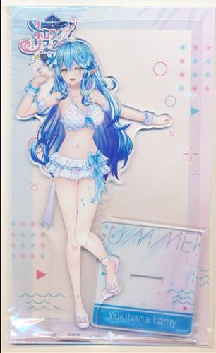 hololive hololive hololive Summer 2022 3D acrylic stand Shiny Wave ver. Yukihana Lamy