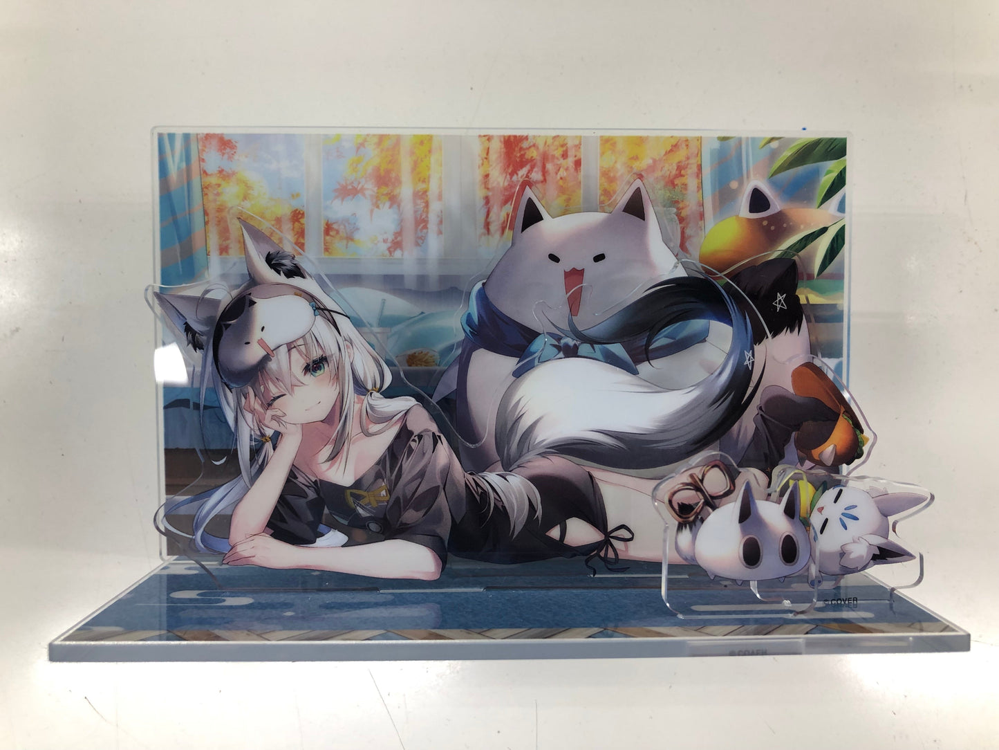 hololive hololive Birthday Anniversary 2023 Everyone Lazy Acrylic Diorama Stand Shirakami Fubuki