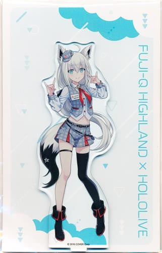 hololive hololive in Fuji-Q Highland acrylic stand Shirakami Fubuki