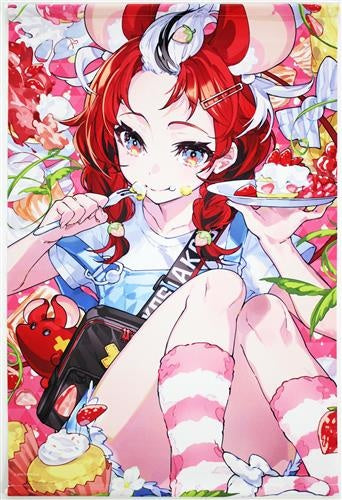 hololive hololive Birthday Anniversary 2023 Strawberry Princess Tapestry Hakos Baelz
