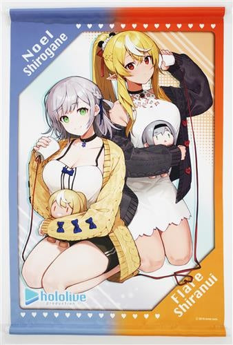 Cover hololive×MOLLY.ONLINE collaboration tapestry Shirogane Noel Shiranui Flare