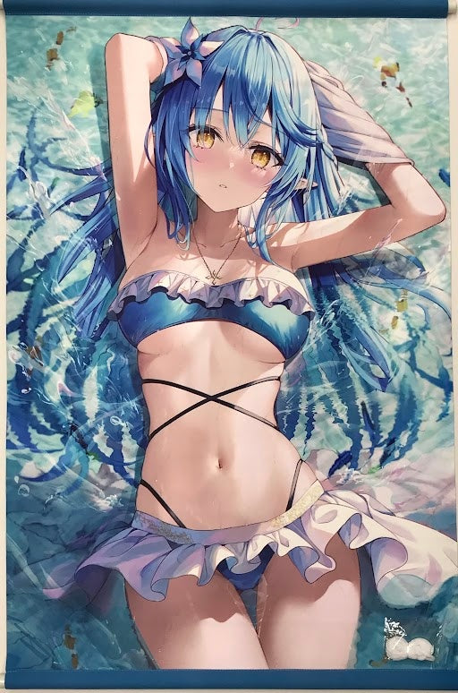 Rin Yuu hololive Swimsuit Lamy 2022 B2 Tapestry Yukihana Lamy Rin Yuu Comic Market 100/Comiket 100