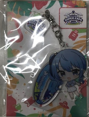 hololive hololive hololive SUPER EXPO 2024 Mini Character Acrylic Stand Keychain 0th Generation Hoshimachi Suisei hololive SUPER EXPO 2024