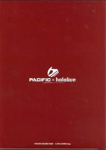 Miscellaneous Goods/Accessories Clear File Single Item Houshou Marine A4 Clear File PACIFIC RACING TEAM x Virtual YouTuber Hololive 2022 Individual Sponsor Bonus