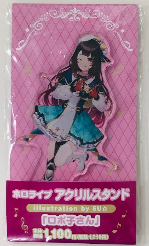 FamilyMart hololive original acrylic stand illustration by 6U Roboco-san