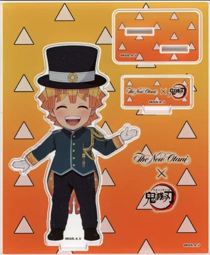 ・ Accessory Zenitsu Agatsuma acrylic stand Demon Slayer Kimetsu no Yaiba × Hotel New Otani March limited guest benefits