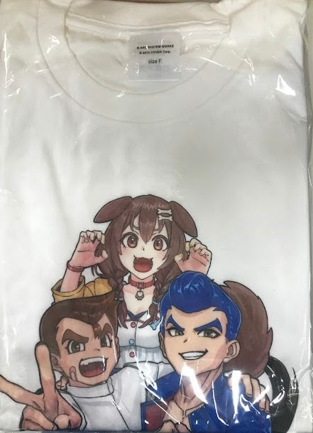 hololive hololive Nekketsu Kouhaku Kunio-kun collaboration commemorative collaboration T-shirt Inugami Korone