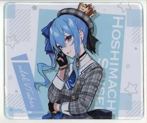 Capcom Miscellaneous Goods Hoshimachi Suisei LAM Illustration Mouse Pad Vtuber Hololive x Kapu Tore