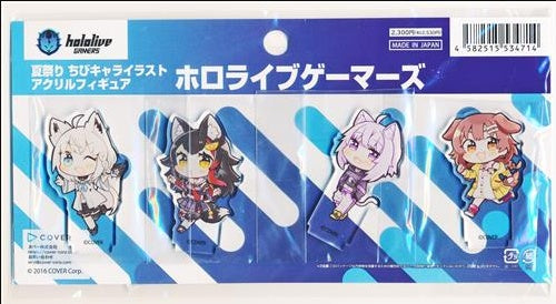Cover hololive summer festival chibi character illustration acrylic figure hololive gamers