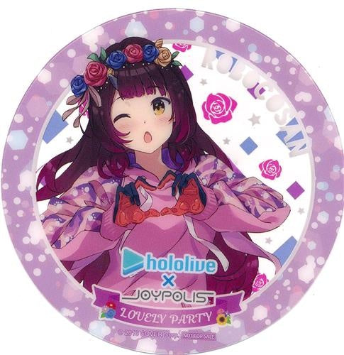 SEGA hololive x JOYPOLIS LOVELY PARTY clear coaster Roboco-san hololive x JOYPOLIS LOVELY PARTY