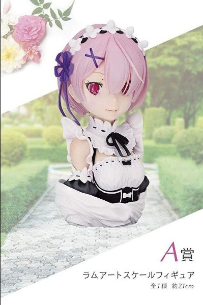 Re zero RAM Lamb Art Scale Figure Ichiban Kuji A Japan anime BANDAI