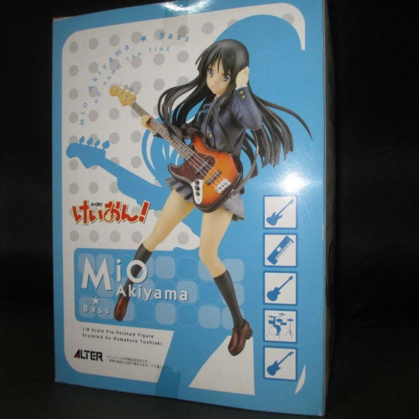 K-ON! Mio Akiyama 1/8 Scale PVC Pre-Painted Figure Alter Import From Japan