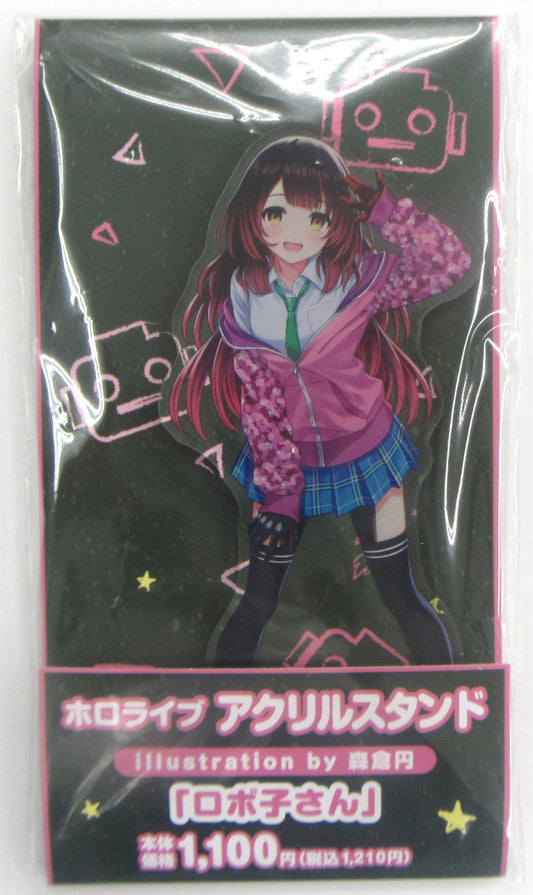 FamilyMart hololive original acrylic stand illustration by En Morikura Roboco-san