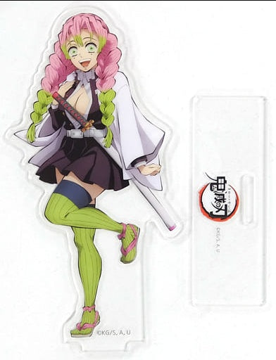 Mitsuri Kanroji New Character Illustration Acrylic Stand TV Anime Demon Slayer Kimetsu no Yaiba Infinite Train Edition x ufotable Cafe x Machi Asobi CAFE
