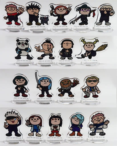 BANDAI SPIRITS All 18 types set Torupaka Jujutsu Kaisen Sorcery Fight acrylic stand maruGAOH