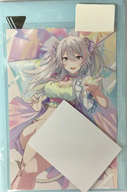 hololive Hololive Hololive 1st Anniversary Commemoration Foil Copy Anniversary Special Signed Postcard Shishiro Botan
