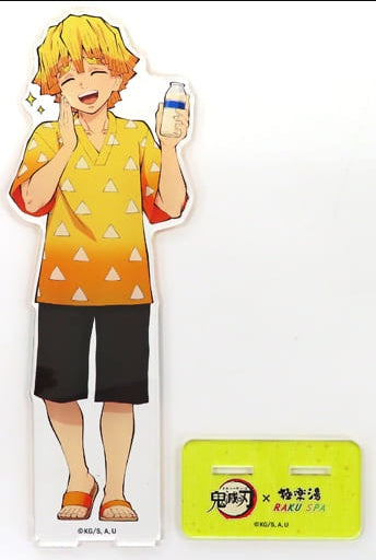 Zenitsu Agatsuma BIG Acrylic Stand Demon Slayer Kimetsu no Yaiba x Paradise Hot Spring / RAKU SPA The Return of Tanjiro's Paradise Holiday