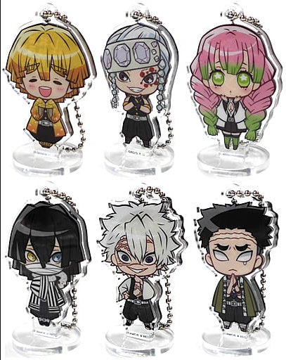Stand Stones Accessory Character All 6 Types Set Demon Slayer Kimetsu no Yaiba Kokomie Acrylic Figure Sanno Type