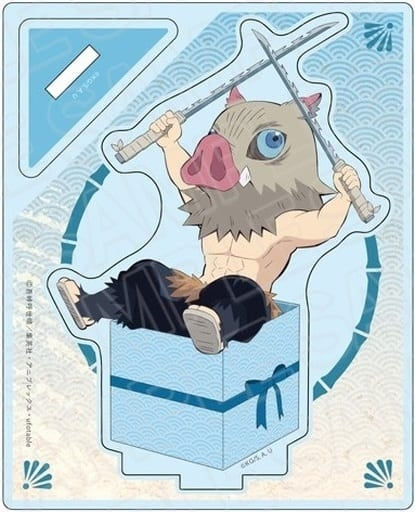 Content Seed Inosuke Hashibira Charapre ver. Acrylic Stand Demon Slayer Kimetsu no Yaiba